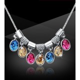 Colorful bright fashion necklace