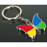 Colorful butterfly keychain