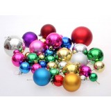 Colorful Christmas Balls Set