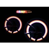 Colorful decorative lights for bicycle wheels