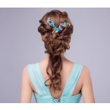 Colorful flowers hair accessories