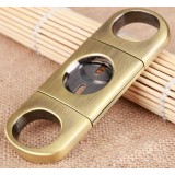 Copper color stainless steel cigar cutter