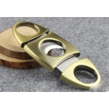 Copper color stainless steel cigar cutter