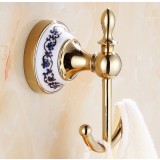 Copper European style bathroom hooks