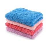 Coral velvet absorbent kitchen rag