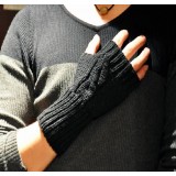 Couples Knitting wool warm gloves