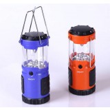 Crank Dynamo 5LED camping lights with hooks