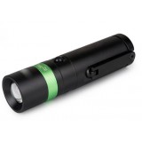 Crank Dynamo Zoom LED Flashlight