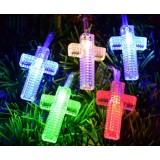 Cross LED holiday lights