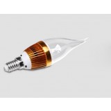 Crystal 3W E14 LED candle bulb