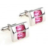 Crystal fashion cufflinks