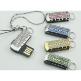 Crystal jewelry usb flash drive