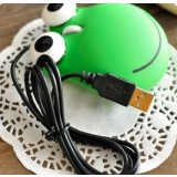 Cute cartoon frog type Wired optical mouse