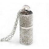 Cylindrical Crystal USB flash drive