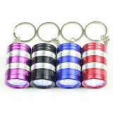 Cylindrical LED * 6 Flashlight Torch Keychain