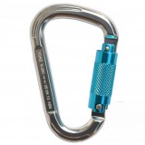 D-type automatic locking quickdraw carabiners