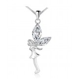 Dancing Angel Sterling Silver Necklace