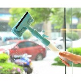 Detachable water spray glass cleaning brush