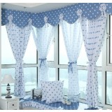 Dots patterns hooks version curtains