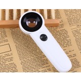 Double-lens 45X handheld magnifier