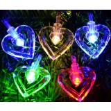 Double Hearts LED holiday lights