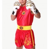 Dragon embroidery sleeveless boxing clothing kit
