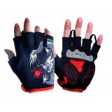 Dragon half finger cycling gloves