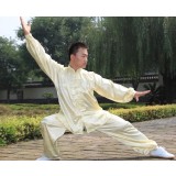 Dragon Patterns Silk Kung Fu sportswear