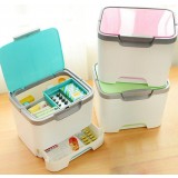 Drawers style portable medicine box