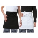 dual-pocket short aprons