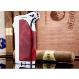 Dual flame gas windproof lighter