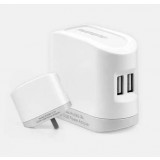 Dual USB Universal AC power adapter