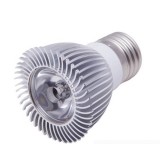 E27 / GU10 / MR16 1W cooling design LED spotlight bulb