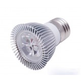 E27 / GU10 / MR16 3W cooling design LED spotlight bulb
