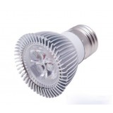 E27 / GU10 / MR16 3W cooling design LED spotlight bulb