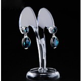 Earrings transparent display shelf