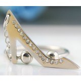 Elegant Rhinestones high heels keychain