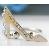 Elegant Rhinestones high heels keychain