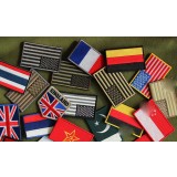 Embroidery National flag Velcro armband