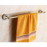 European-style copper golden towel holder