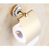 European-style golden bathroom roll holder