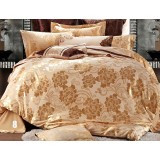 European style cotton satin 4pcs bedding sheet set