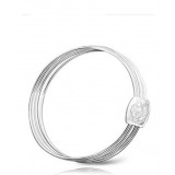 Fashion four circles of Sterling Silver Bracelet
