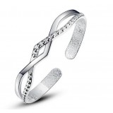 Fashion hollow-out sterling silver bracelet