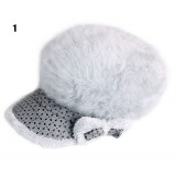 Fashion rabbit fur knit cap