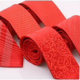 Fashion wedding red men's tie