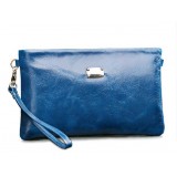 Female hand caught leather handbags oblique satchel