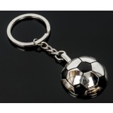 Fine zinc alloy football keychain