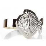 Fish alloy napkins ring