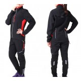 fleece long -sleeved cycling clothing kit